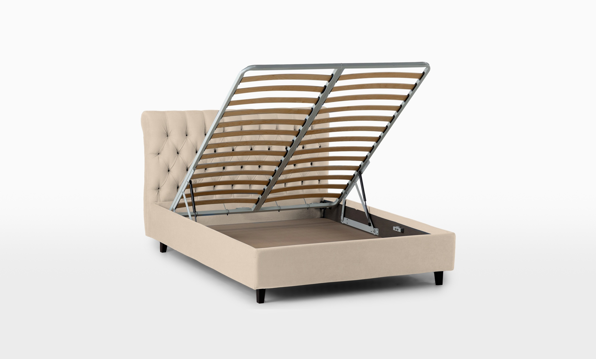 Кровать Allegro, ткань Sky Velvet 21, 160x200 - купить в Озерце