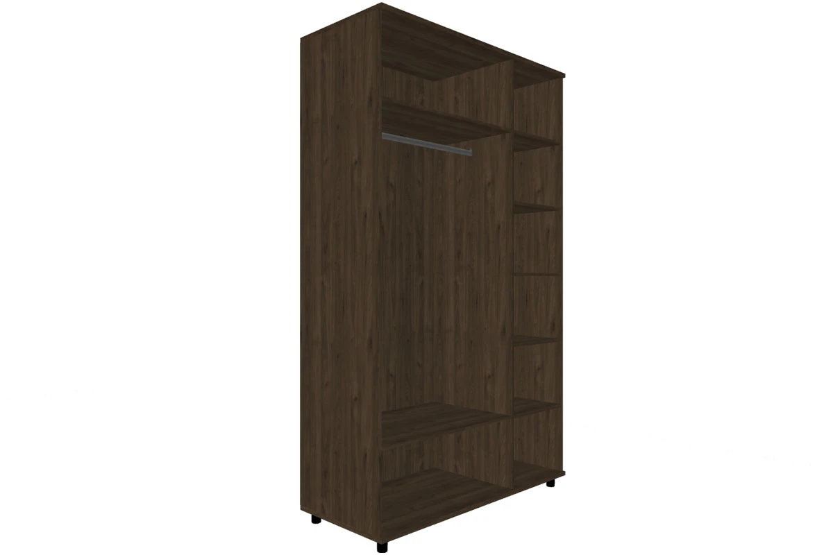 Шкаф для одежды и белья ШК-5001-ГТ-КМ (Гикори Джексон Темный/Кашемир Матовый) в мебель-центре Озерцо