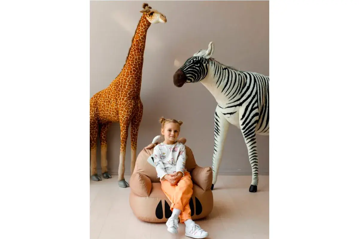 Пуфик Оленёнок L Бежевый — купить в Озерце