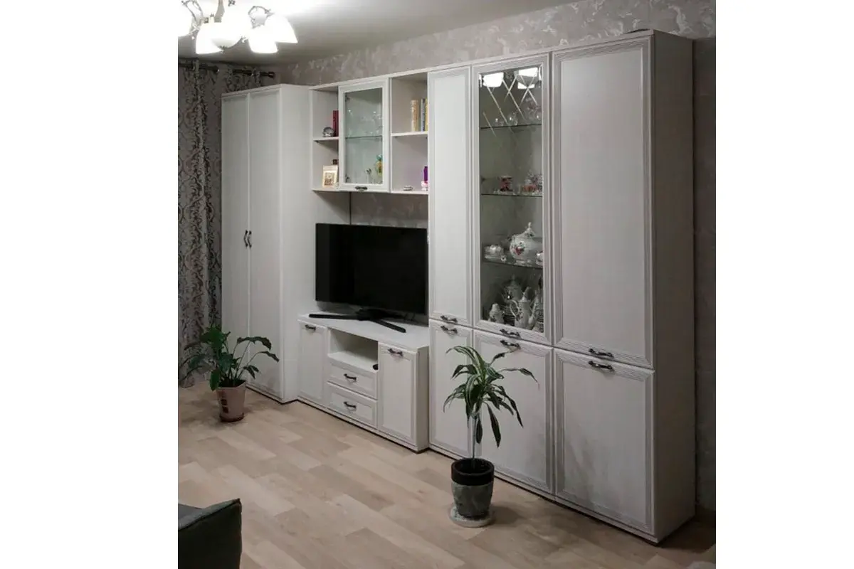 Шкаф ШК-1002 (Снежный Ясень) в мебель-центре Озерцо