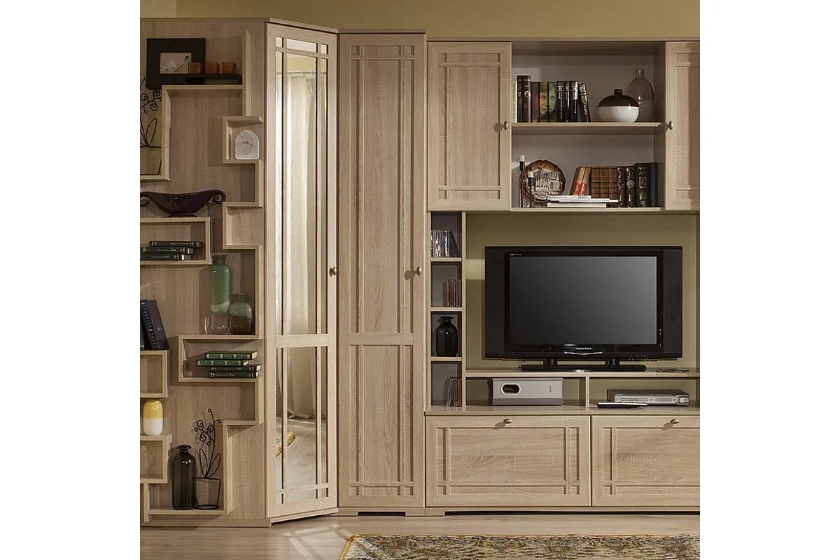 Sherlock 9 Шкаф для белья дуб сонома в мебель-центре Озерцо