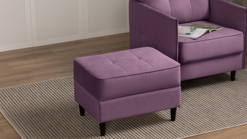 Пуф Amani Pro, Тк. Тк. Sky Velvet 10 53x68 — купить в Озерце