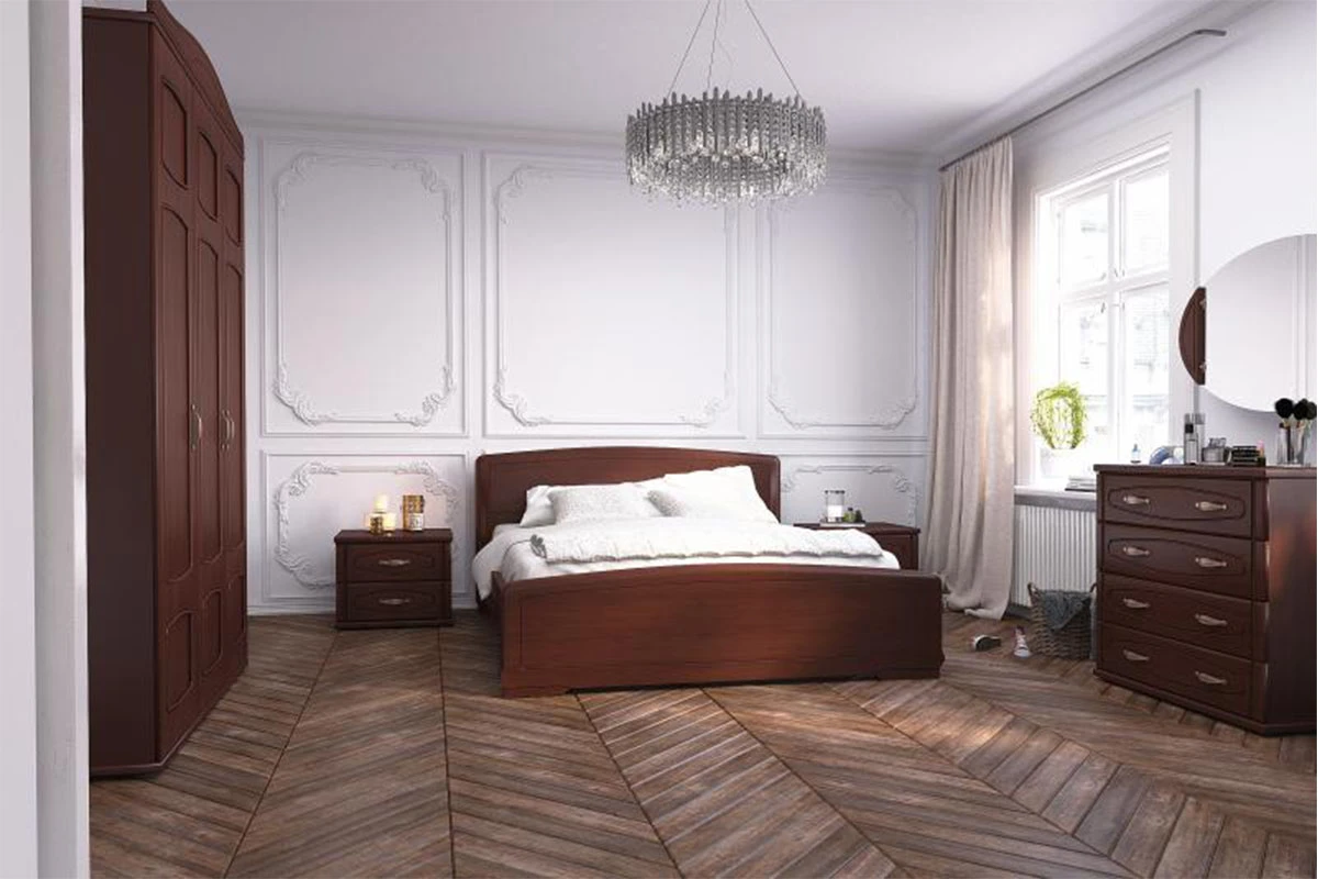 Кровать Кристина 160х200 (Орех) - купить в Озерце