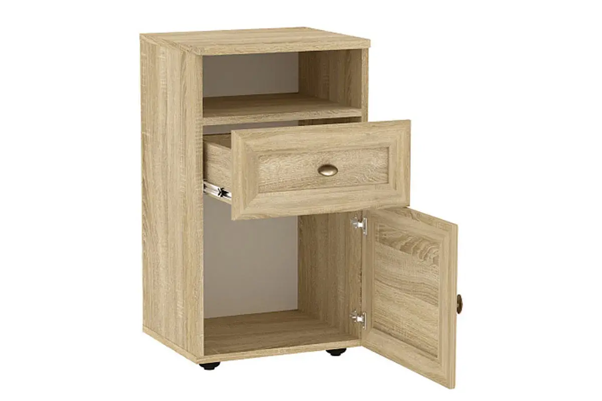 Тумба прикроватная Sherlock 69 (Дуб Сонома) — Мебель-центр Озерцо