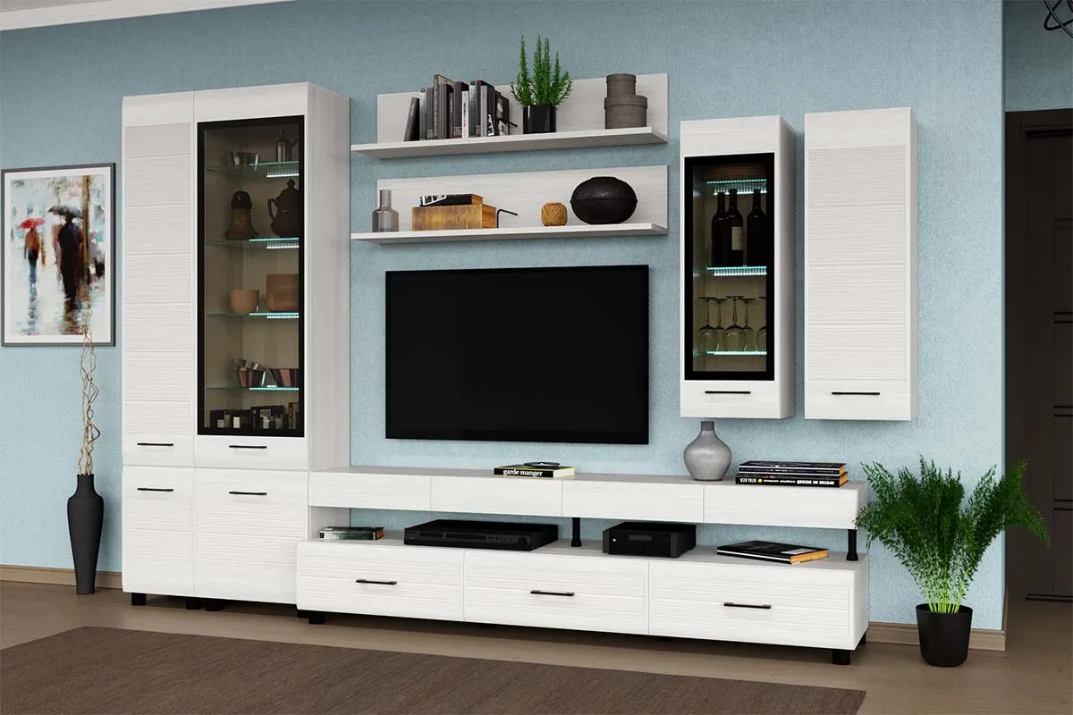 Тумба ТБ-2671 (Снежный Ясень) — Мебель-центр Озерцо