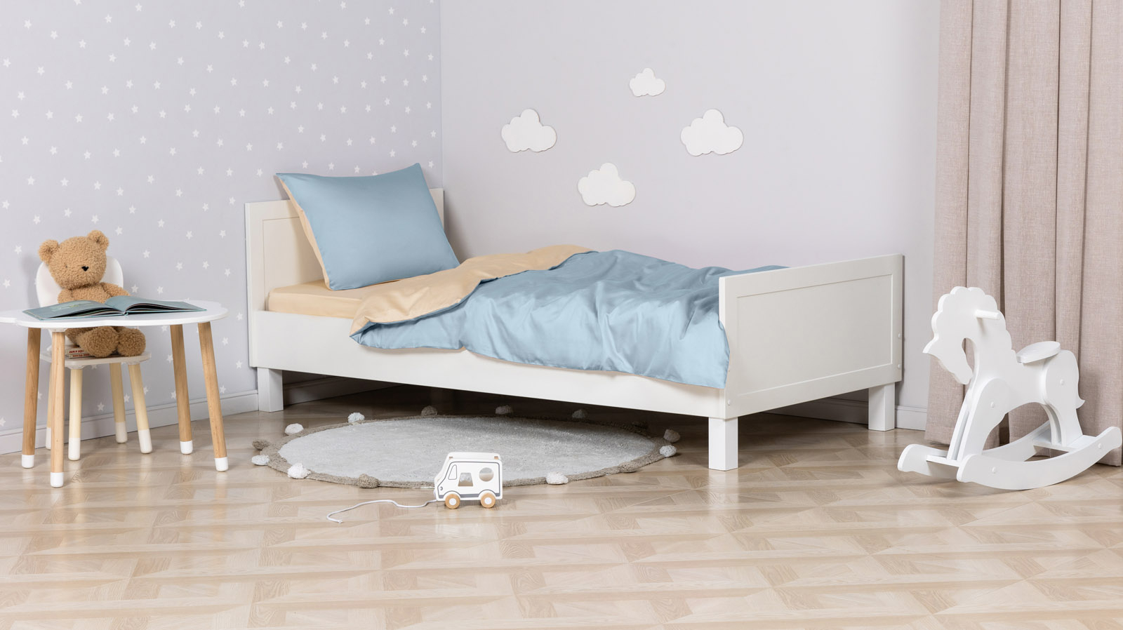 Постельное белье Askona kids Ежевика односпальный 140x205, без простыни в мебель-центре Озерцо