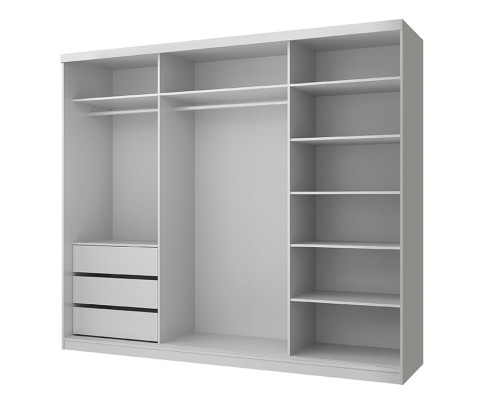 Лион, Шкаф 250. Цвет серый в мебель-центре Озерцо