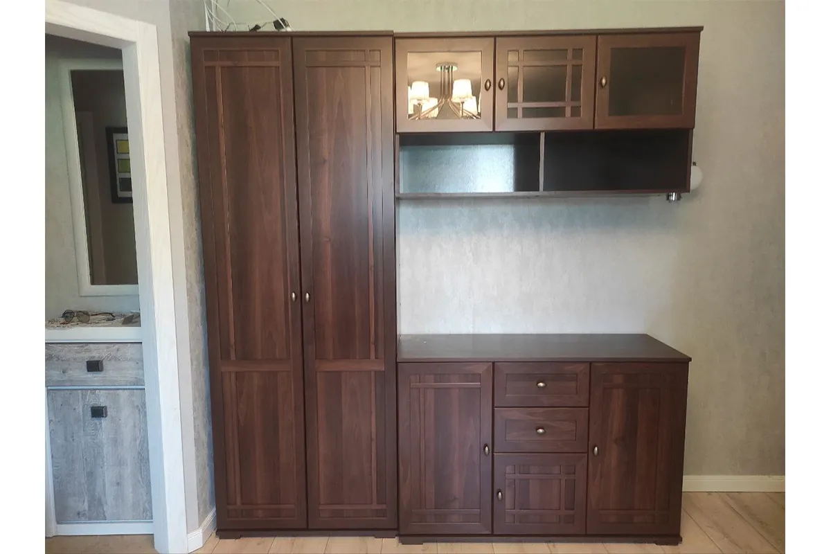 Sherlock 4 Шкаф навесной орех шоколадный в мебель-центре Озерцо