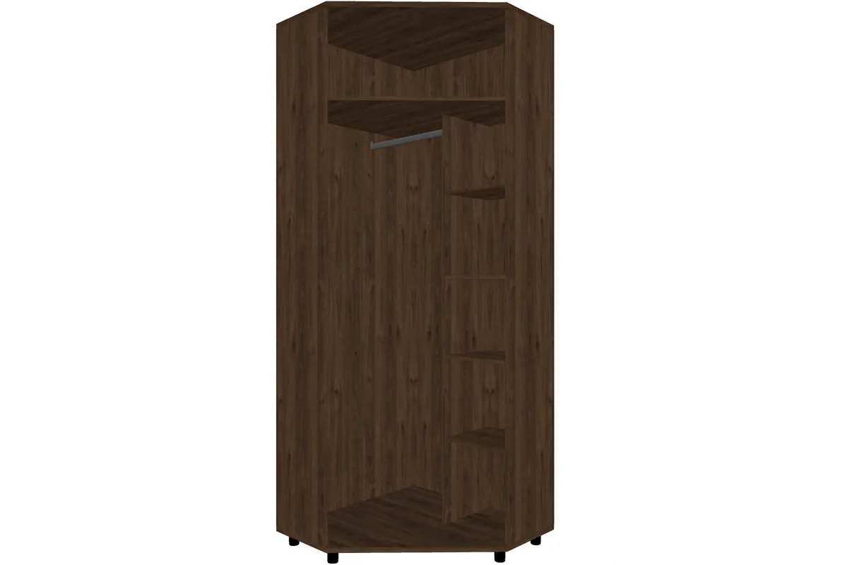 Шкаф для одежды и белья ШК-5016-ГТ-КМ (Гикори Джексон Темный/Кашемир Матовый) в мебель-центре Озерцо