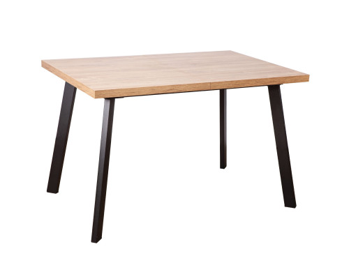 Стол раздвижной Хаген. Дуб канзас / черный - купить в Озерце