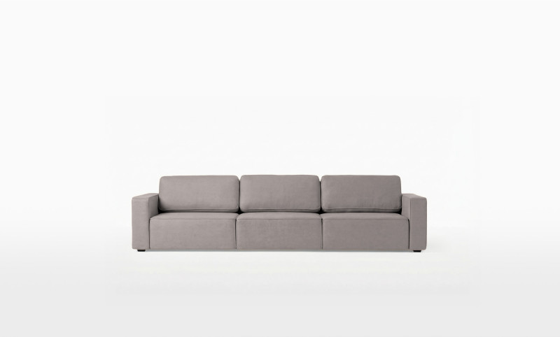Диван -кровать Ralf, ткань Casanova Grey, 3х секционный 122x346 — в мебель-центре Озерцо