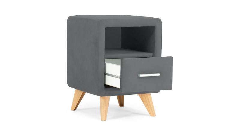 Тумба Leda, ткань Sky Velvet 16 36x36.5 — купить в Озерце