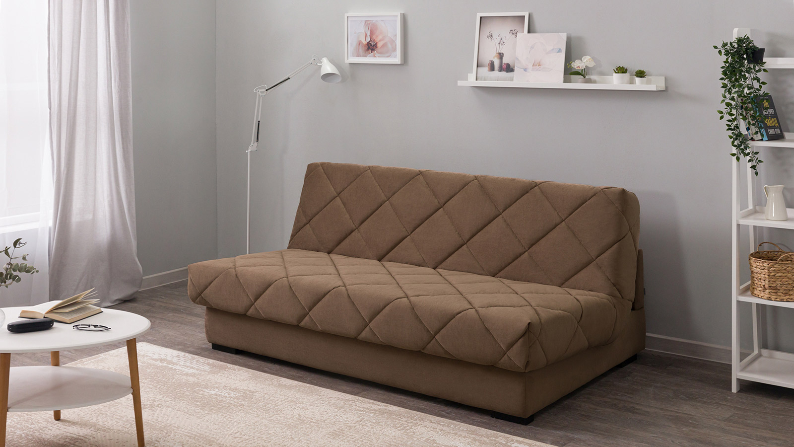 Диван Vega Nova Casanova Chocolate с коробом для белья 128x197 — купить в Озерце