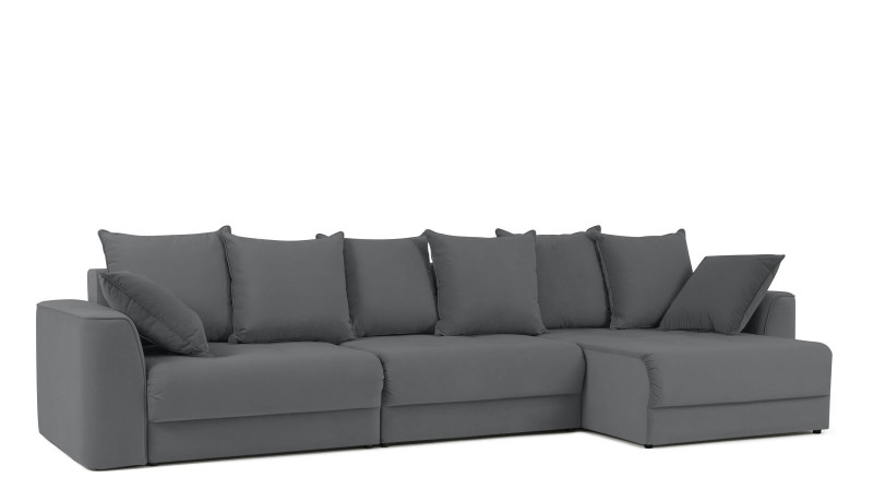 Диван угловой Monako New, Тк. Sky Velvet 16 156x356 — купить в Озерце