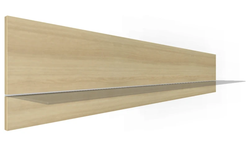 Полка ПЛ-2812 (Ясень Асахи) — Мебель-центр Озерцо