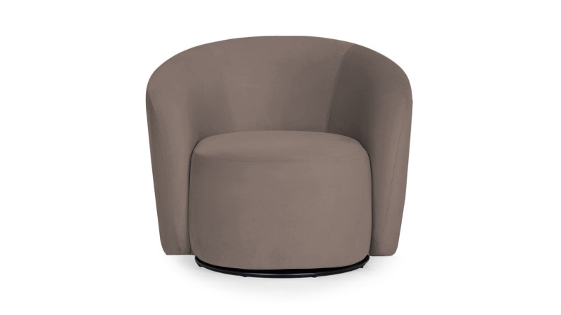 Кресло поворотное Nuage, ткань Sky Velvet 17 86x90 — купить в Озерце