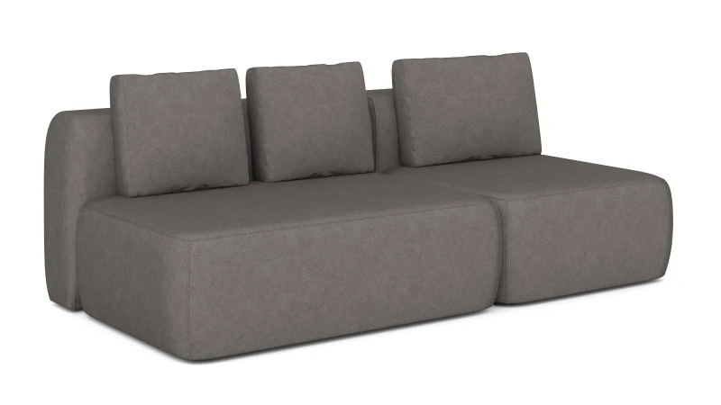 Диван модульный Molto, 2-секционный,125+ 85+125+85, ткань Galaktika ash 107x214 — купить в Озерце