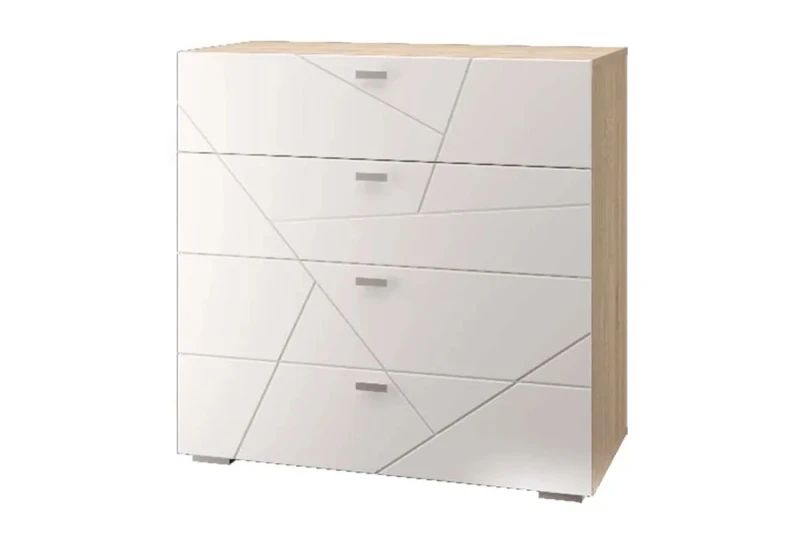 Комод Скайлайн (Белый шагрень) — Мебель-центр Озерцо