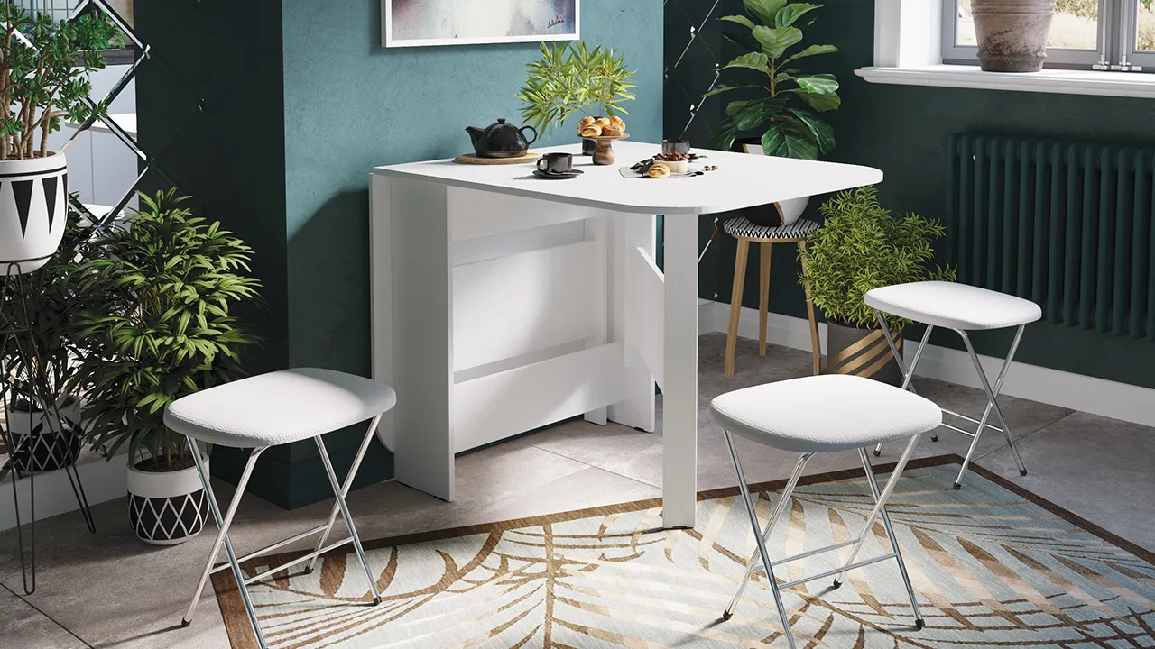 Стол-книжка тип 2 (Белый) - купить в Озерце