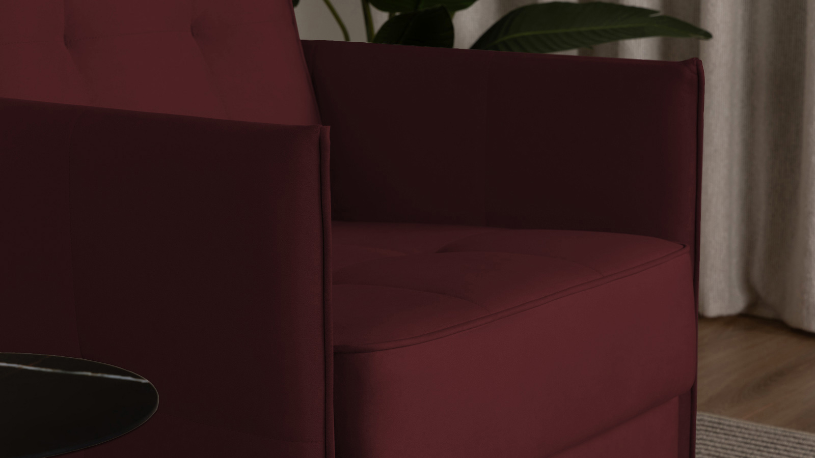 Кресло Amani Pro, Тк. Sky Velvet 32 (подлокотник: 5 см) 73.5x89 — купить в Озерце