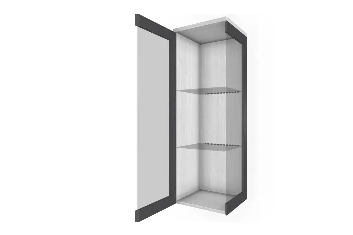 Антресоль АН-5008-СЯ-АМ (Снежный Ясень/Антрацит Матовый) в мебель-центре Озерцо