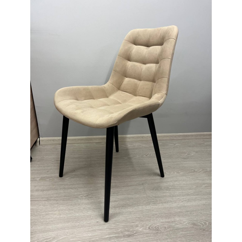 Стул Гармония муар черный/ бежевый 3VELU05 - купить в Озерце