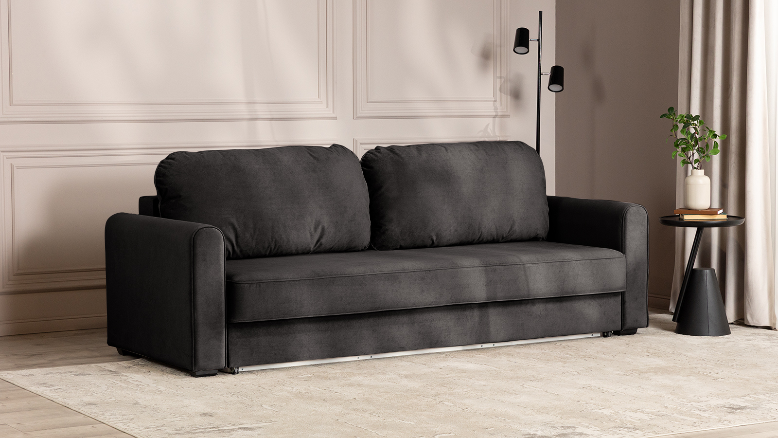 Диван -кровать Magni ткань Sky Velvet 38 96x233 — купить в Озерце