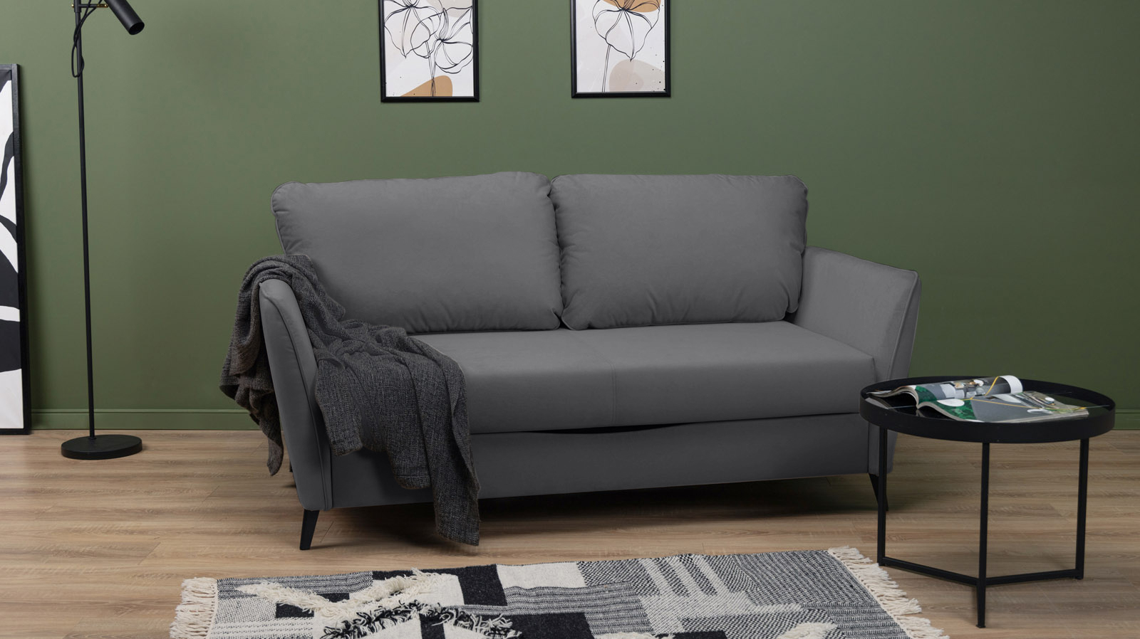 Диван Laguna Mini, ткань Sky Velvet 16 108x174 — купить в Озерце