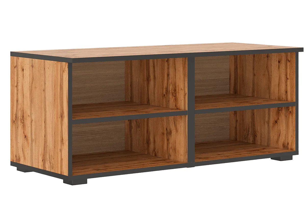 Тумба ТВ Квадро №13 (Дуб вотан / Тальк) — Мебель-центр Озерцо