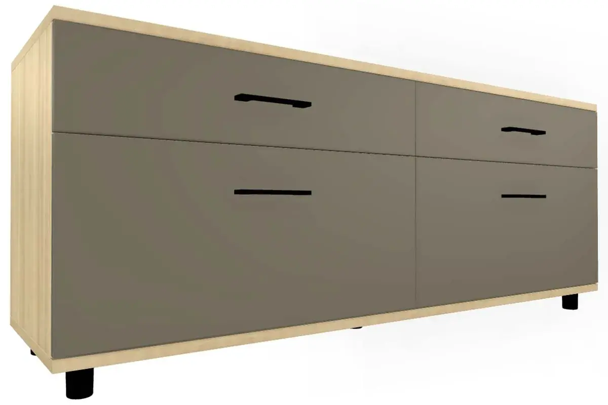 Гостиная Грейс комплект 7 (Ясень Асахи/Латте Матовый) — Мебель-центр Озерцо