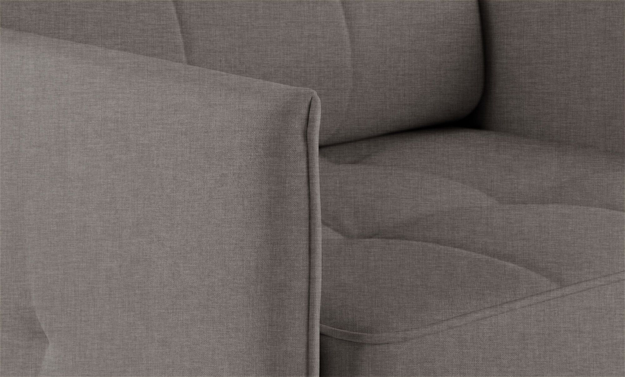 Кресло -кровать Amani Pro, ткань Lidot grey (подлокотник: 5 см) — купить в Озерце