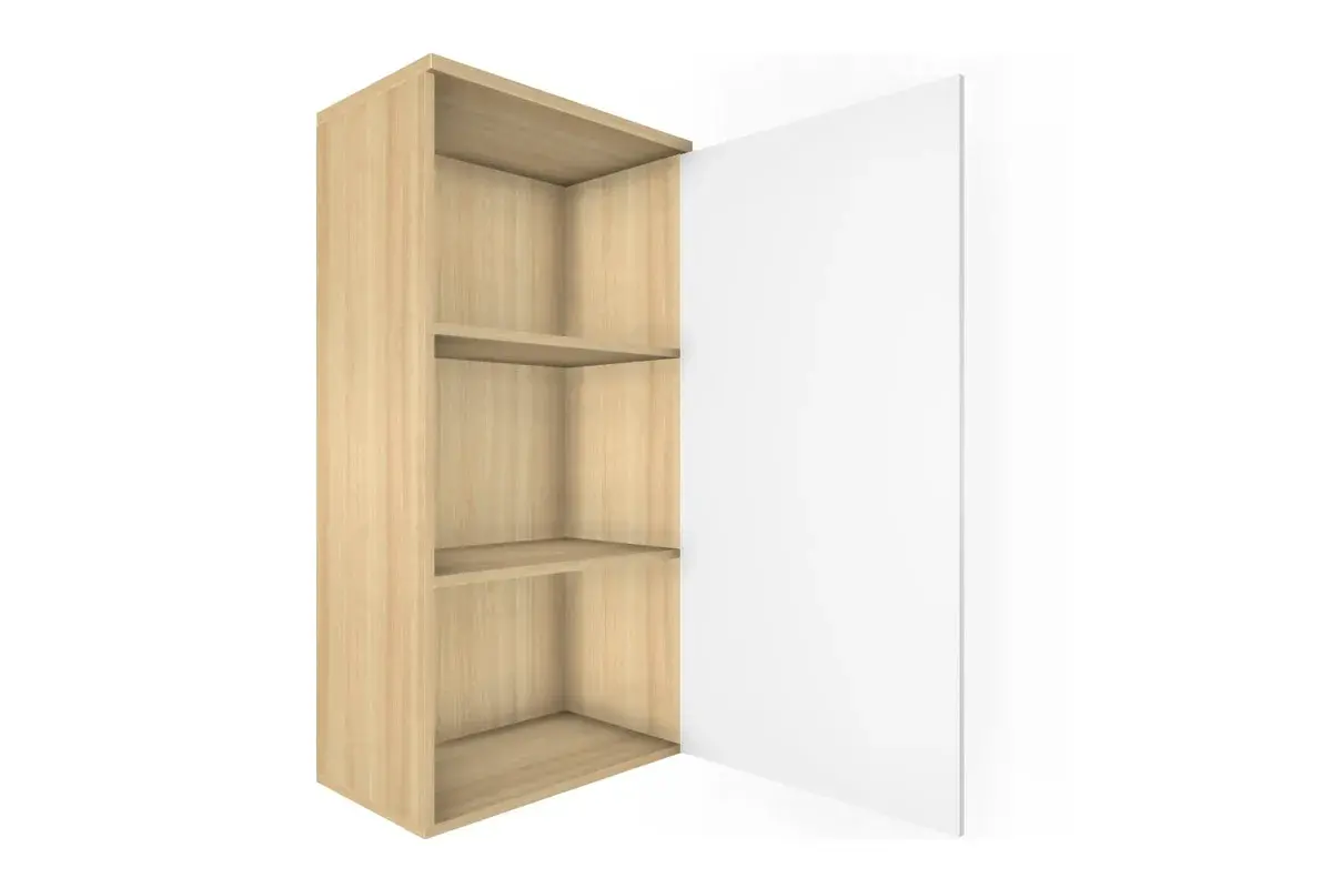 Антресоль АН-5003-АС-БГ (Ясень Асахи/Белый Бриллиант Глянцевый) в мебель-центре Озерцо