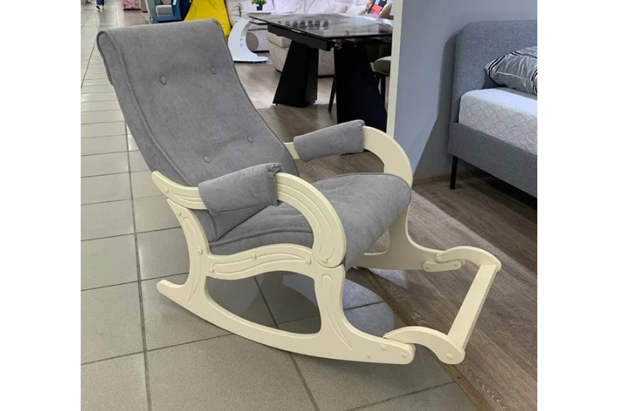 Кресло-качалка Лорд (2кор/707) (Verona Light Grey/Дуб шампань) — купить в Озерце