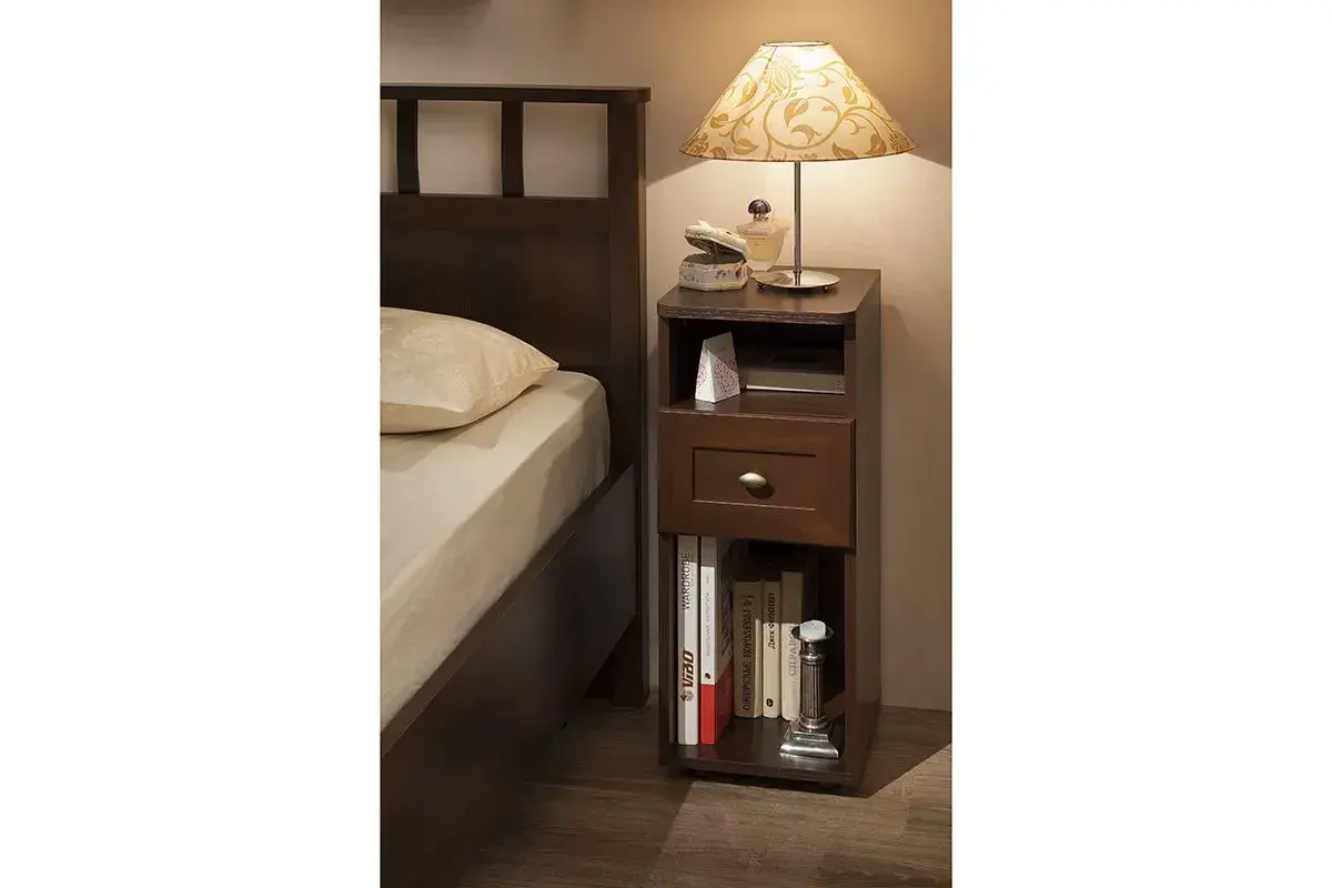 Тумба прикроватная Sherlock 51 (Орех шоколадный) — Мебель-центр Озерцо