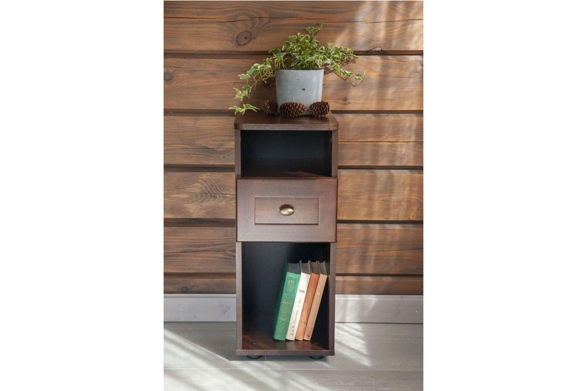 Тумба прикроватная Sherlock 51 (Орех шоколадный) — Мебель-центр Озерцо