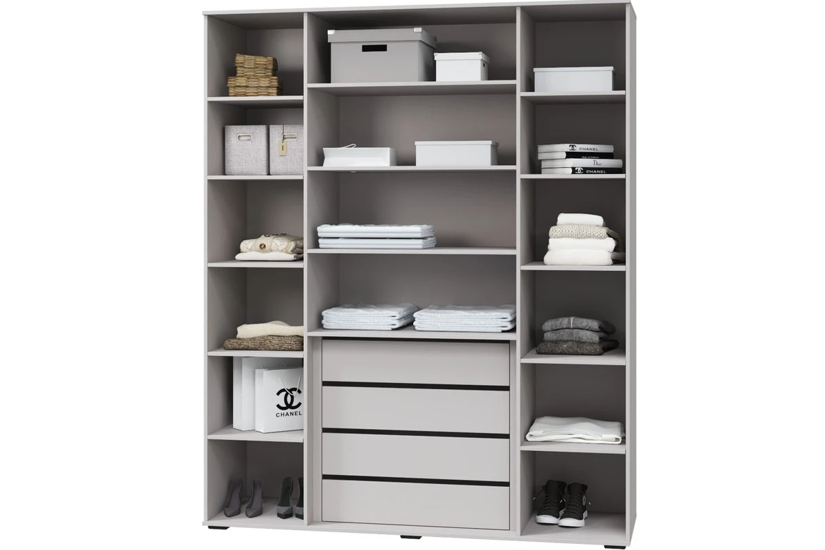 Шкаф Кашемир 4-х дв. (Кашемир/Сантьяго) в мебель-центре Озерцо