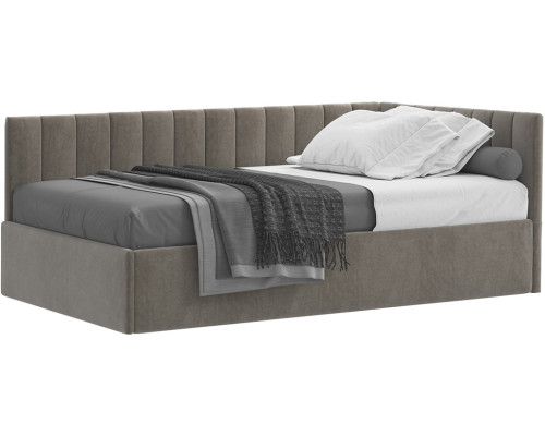Кровать Сингл 120 угловая с подъемником. Цвет  Simple 5 - купить в Озерце