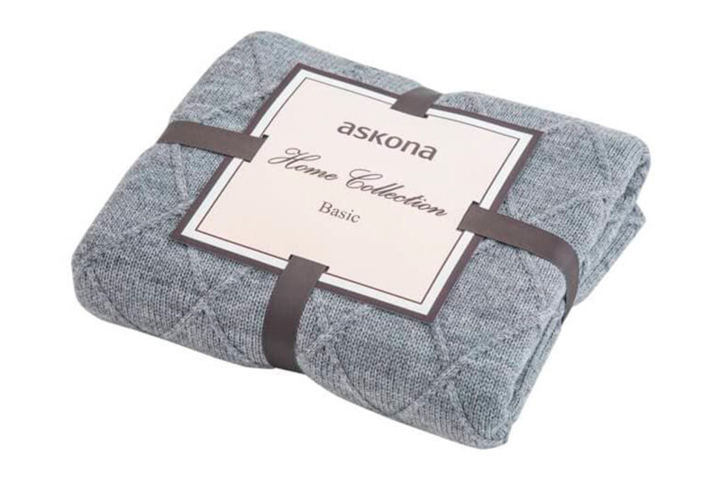 Плед Basic 130x170 (дымчато-серый) в мебель-центре Озерцо