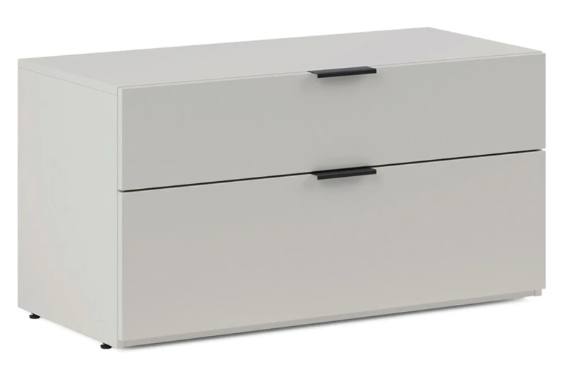 Тумба Мария МТ 90.2F (Дымчато-серый) — Мебель-центр Озерцо