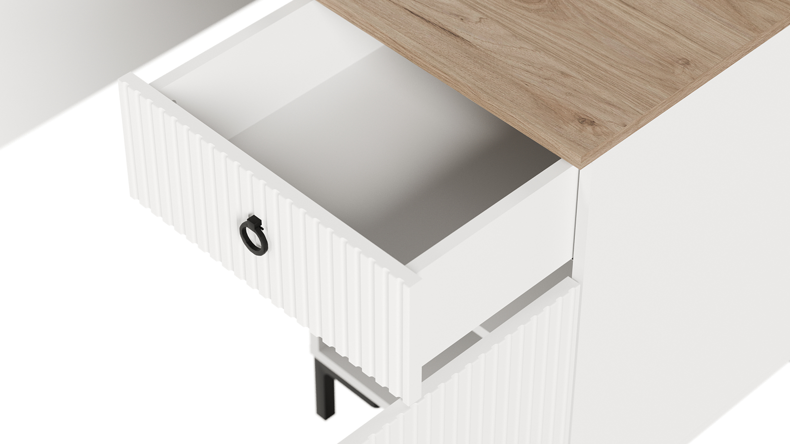 Стол письменный однодверный с ящиком Zima, цвет Гикори кингстон+Белый, 60x 120 — купить в Озерце