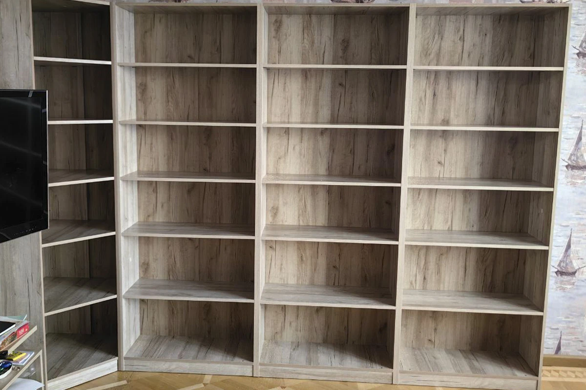 Шкаф для книг Харрис 32 (Дуб Серый Craft) в мебель-центре Озерцо