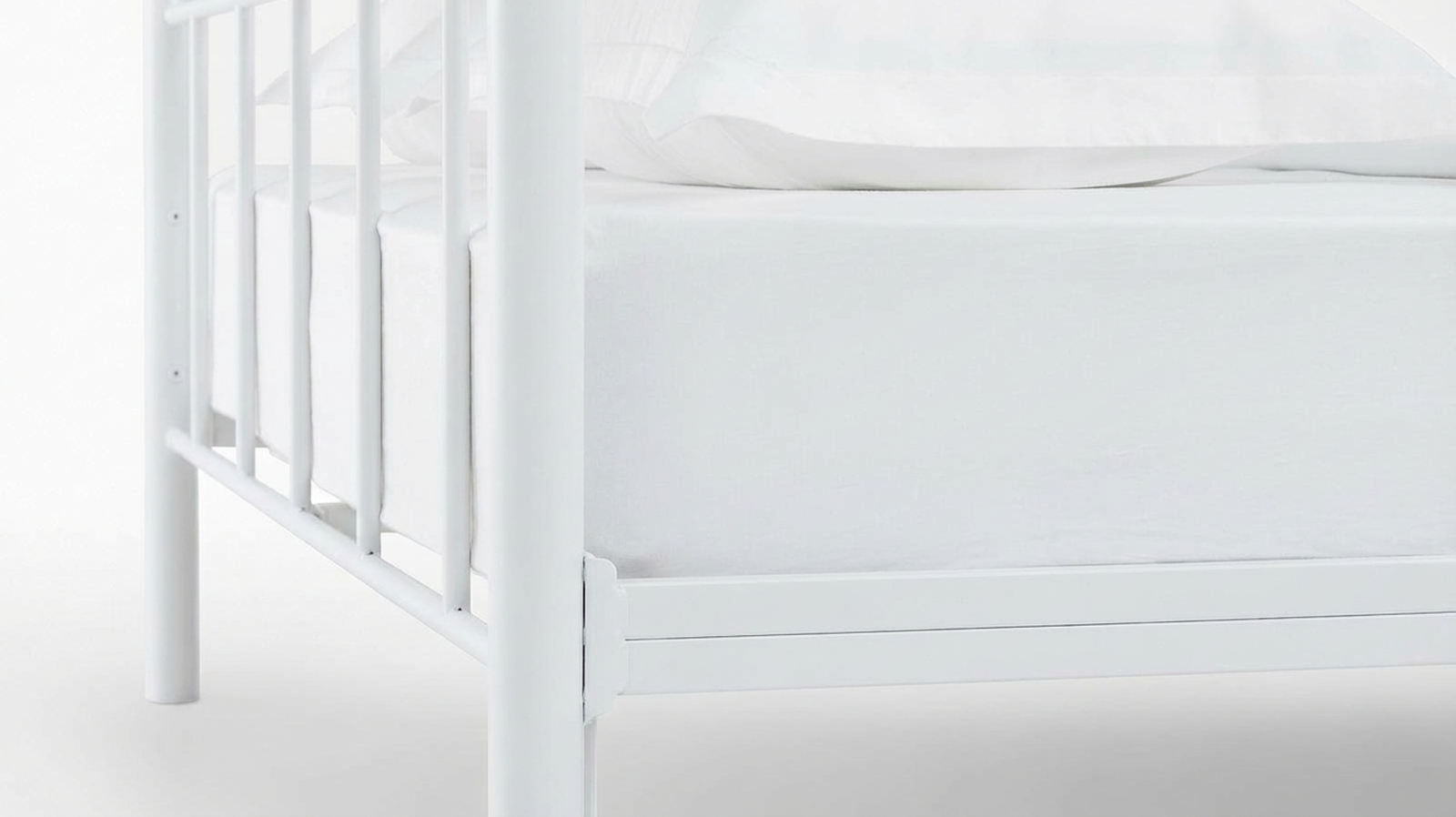 Кровать Viana 160x200 цвет белый шагрень - купить в Озерце