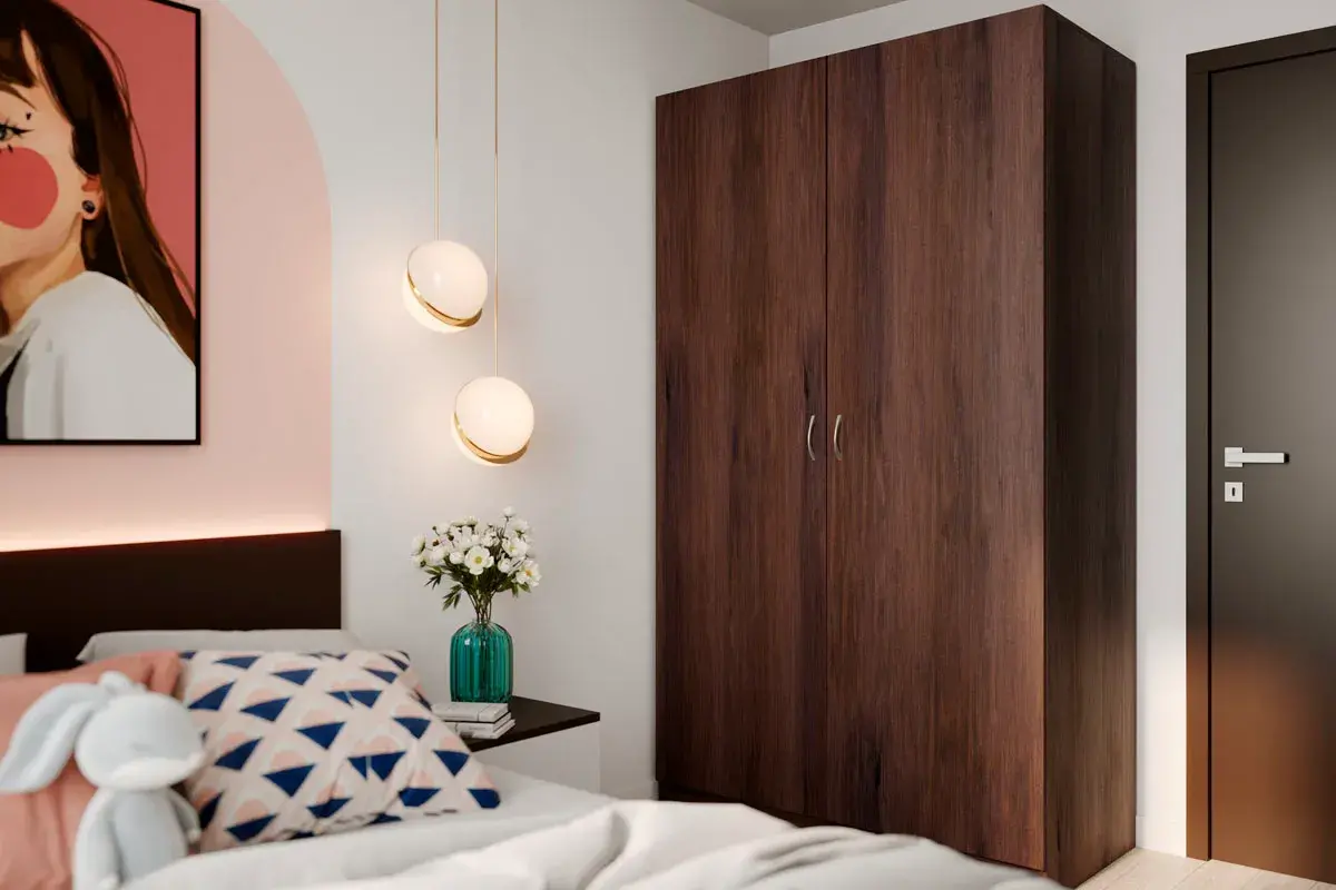 Шкаф платяной 60 (Орех шоколадный) в мебель-центре Озерцо