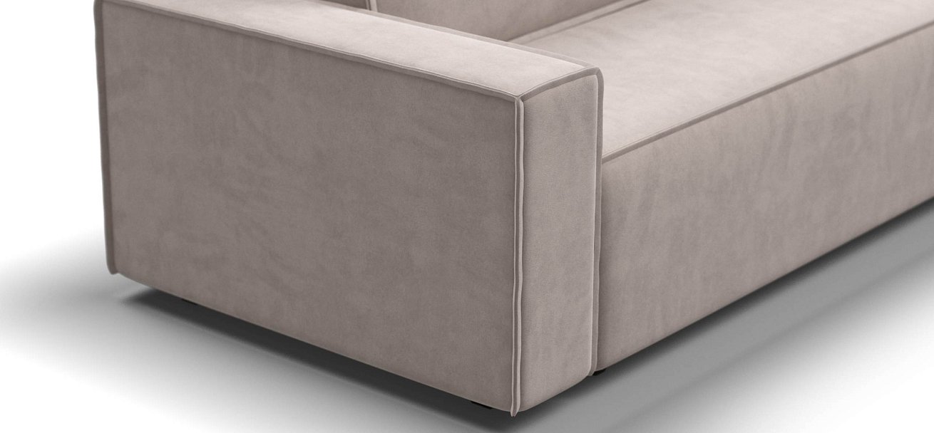 Лофт диван Велюр Монолит латте — купить в Озерце
