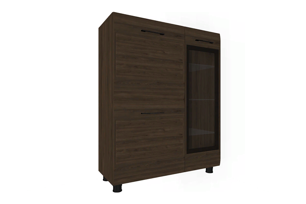 Гостиная Камелия-6 (Гикори Джексон Темный) — Мебель-центр Озерцо