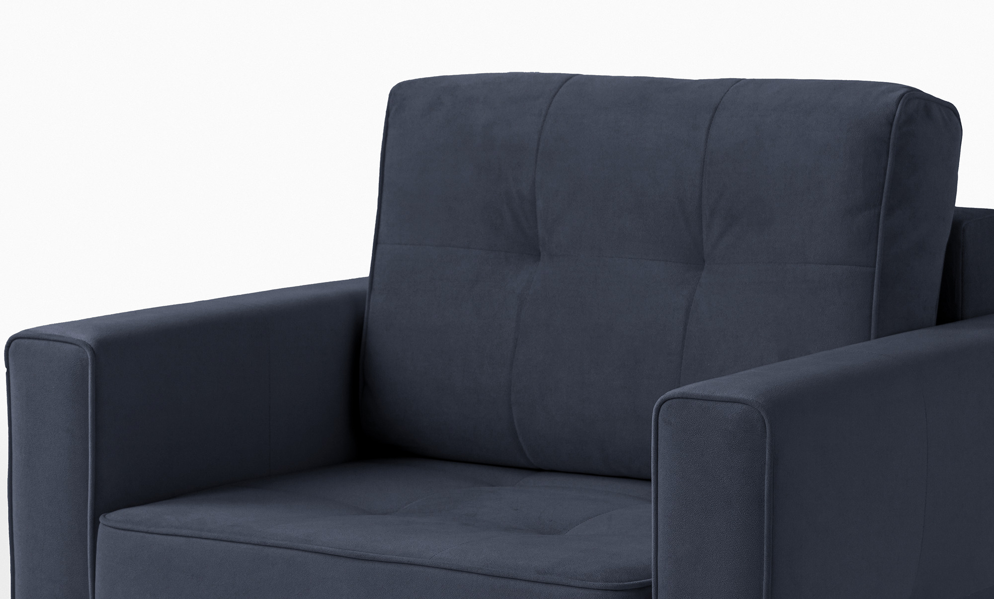Кресло -кровать Amani Pro, ткань Sky Velvet 40 (подлокотник: 15 см) — купить в Озерце