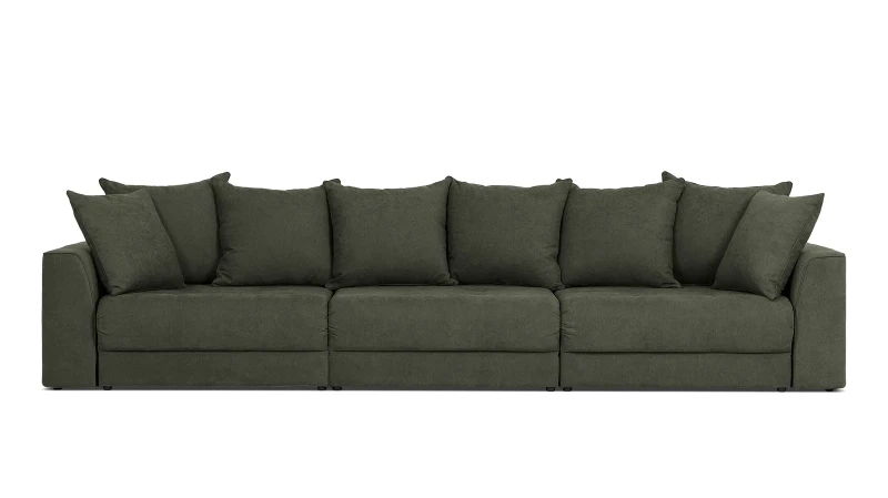 Диван -кровать Monako New 3-секционный, ткань Royal I Sherwood 113x354 — купить в Озерце