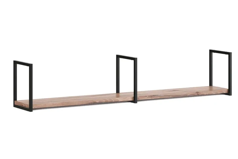 Полка навесная 1350 Кенди Мод.12 (Дуб Альпийский) — Мебель-центр Озерцо