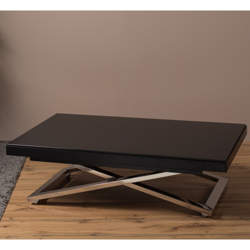 Стол-трансформер SHIFT черный/нержавеющая сталь - купить в Озерце