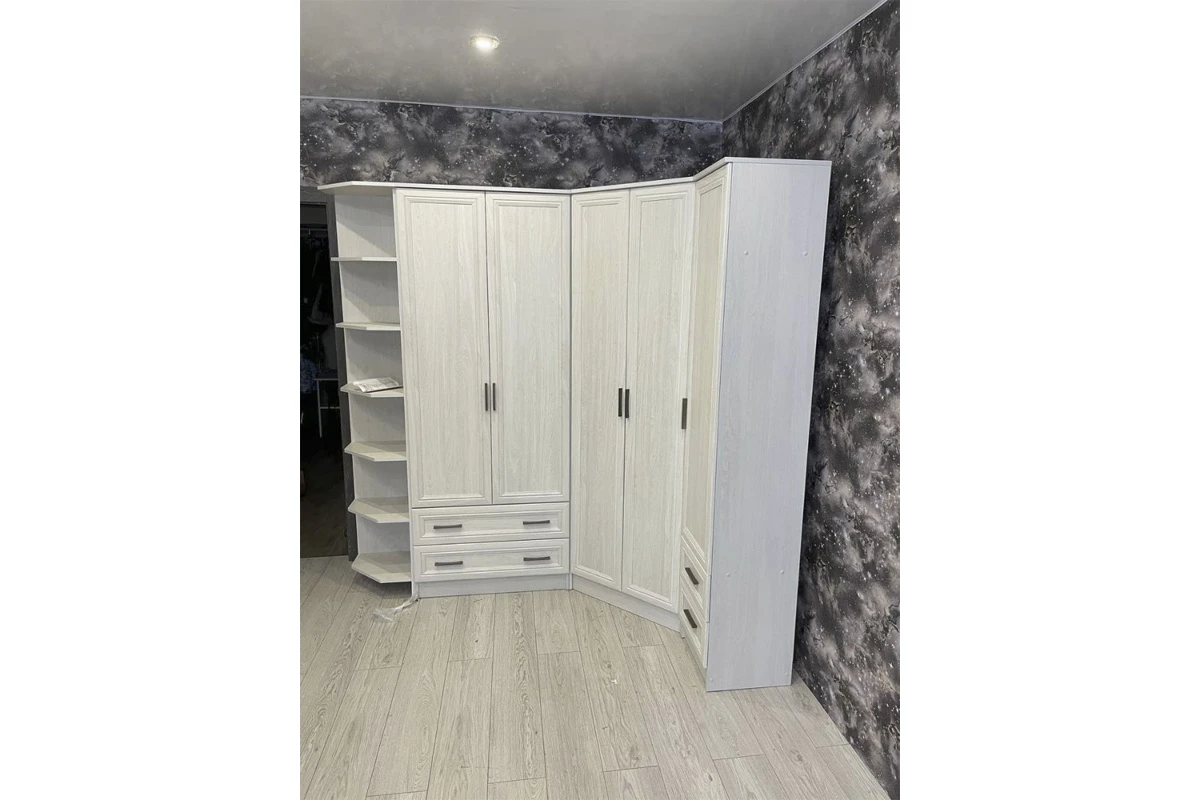 ПРИНЦЕССА Шкаф комбинированный выдв. штанга+полки (2 ящика) Астрид в мебель-центре Озерцо